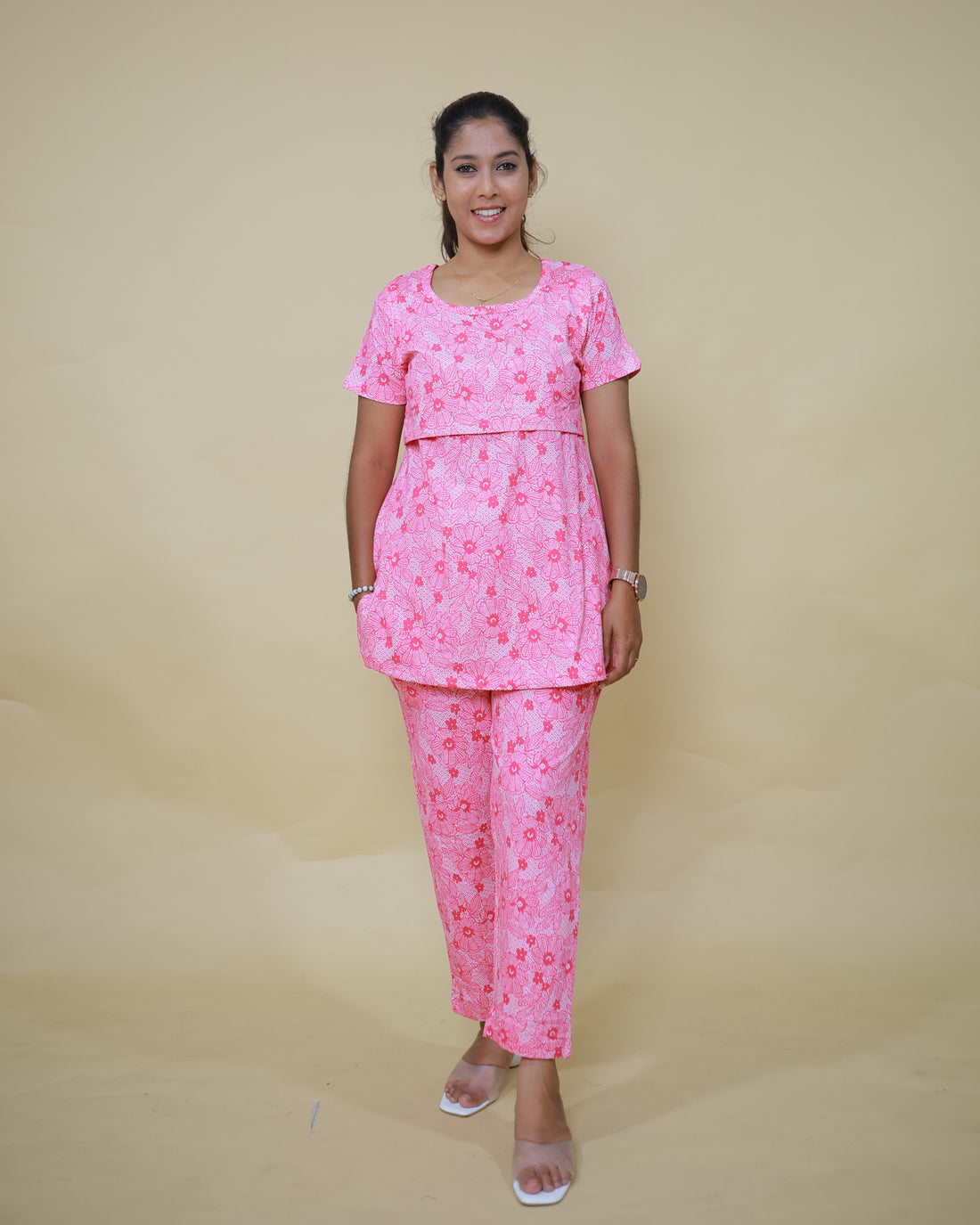 Arya  Zipless Feeding Pant Set
