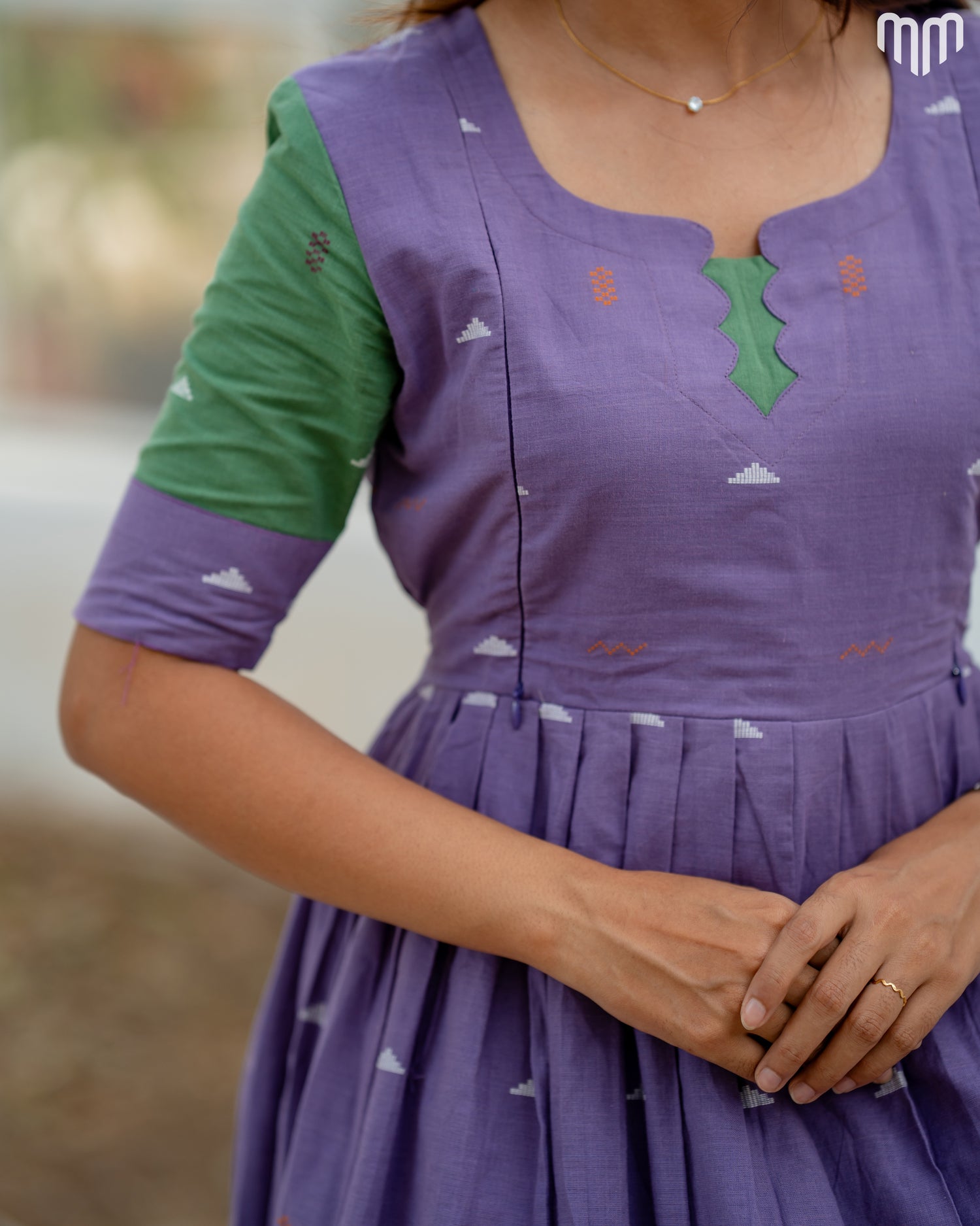 Shrizal Handloom Cotton Maternity Maxi