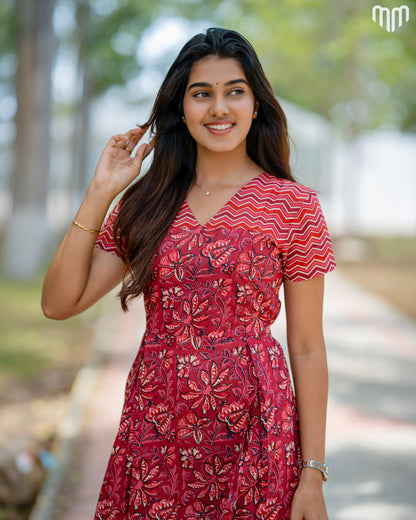 Anjali_V1 Maternity Cotton Maxi Nighty