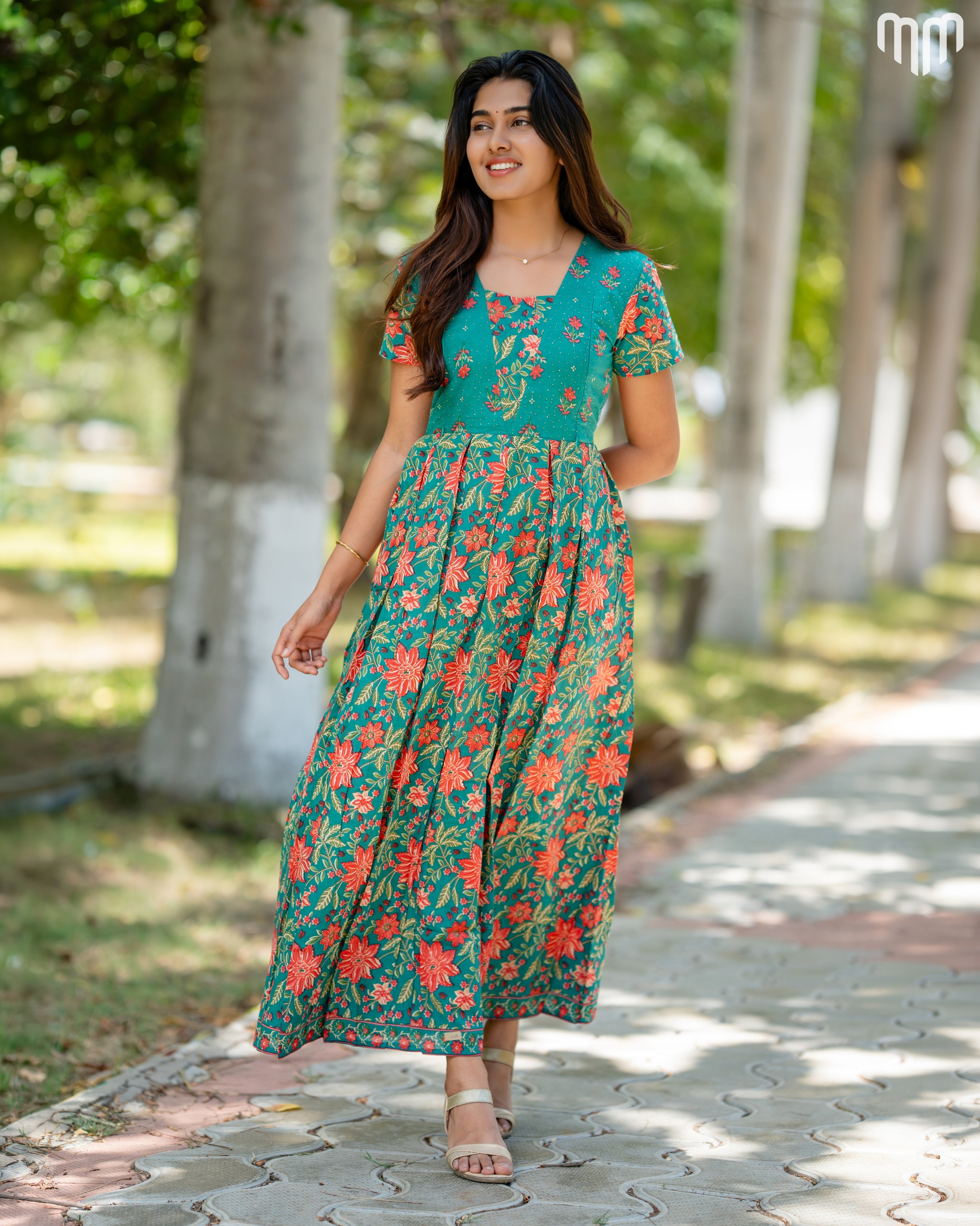 Chinmayi_V4 Maternity Cotton Maxi Nighty