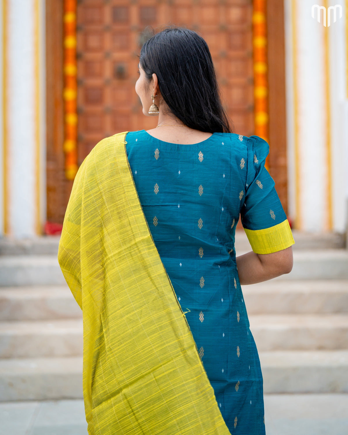 Nairvi Premium Raw Silk Maternity Kurti Set with top cotton lining