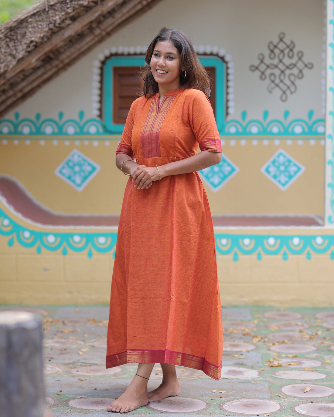 Mangai_V1  Maternity Maxi