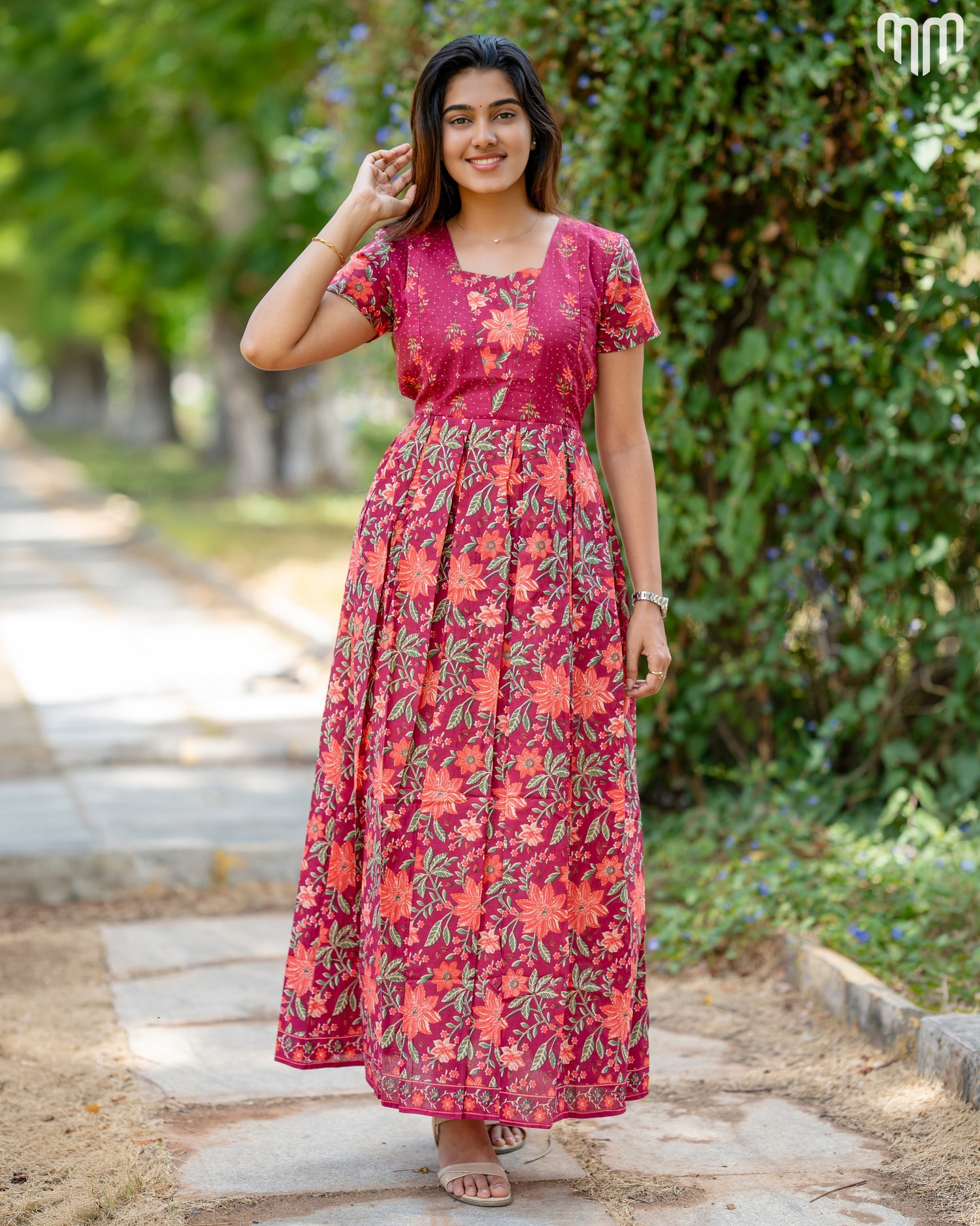 Chinmayi_V1 Maternity Cotton Maxi Nighty