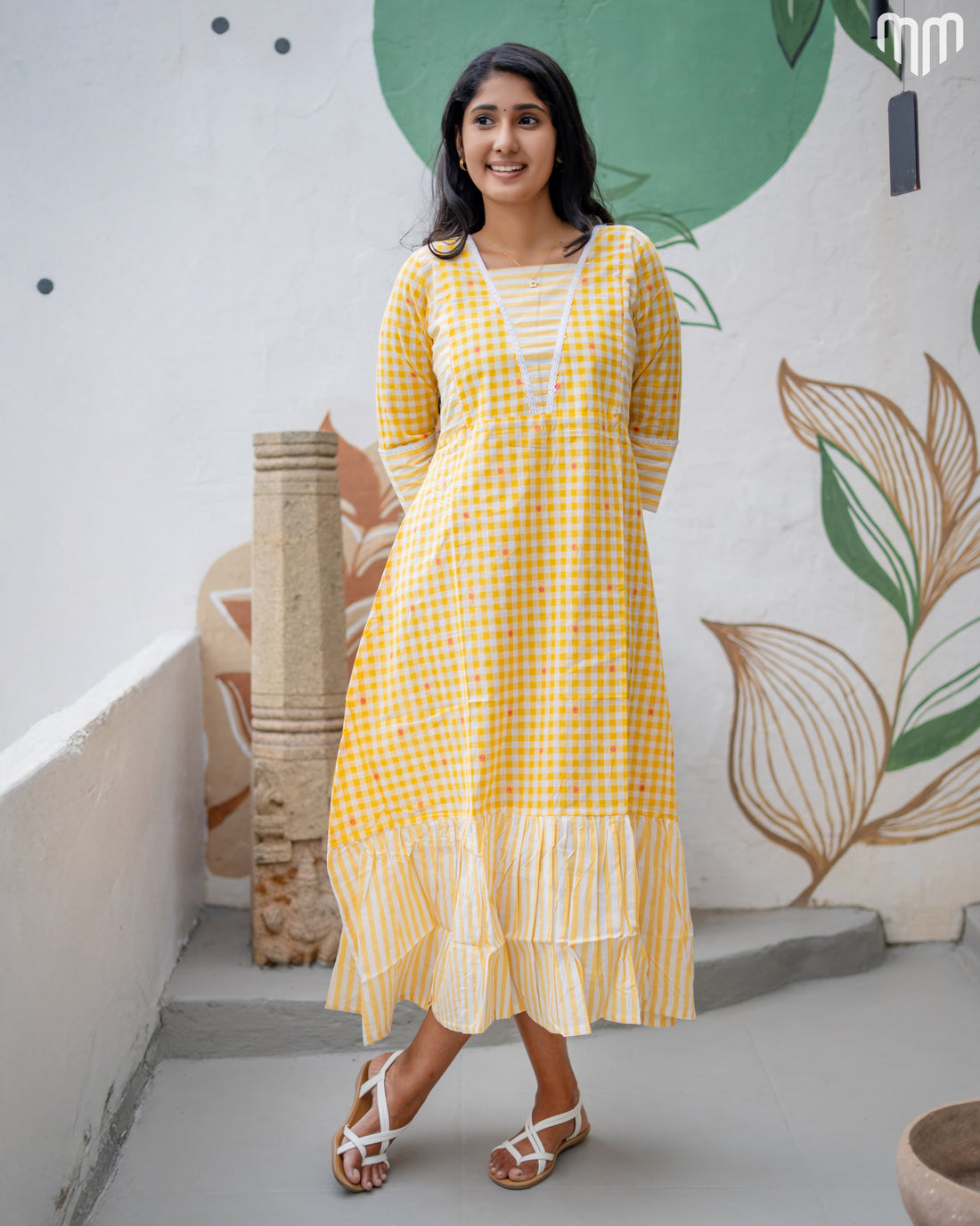 Lucky_Yellow Maternity Maxi