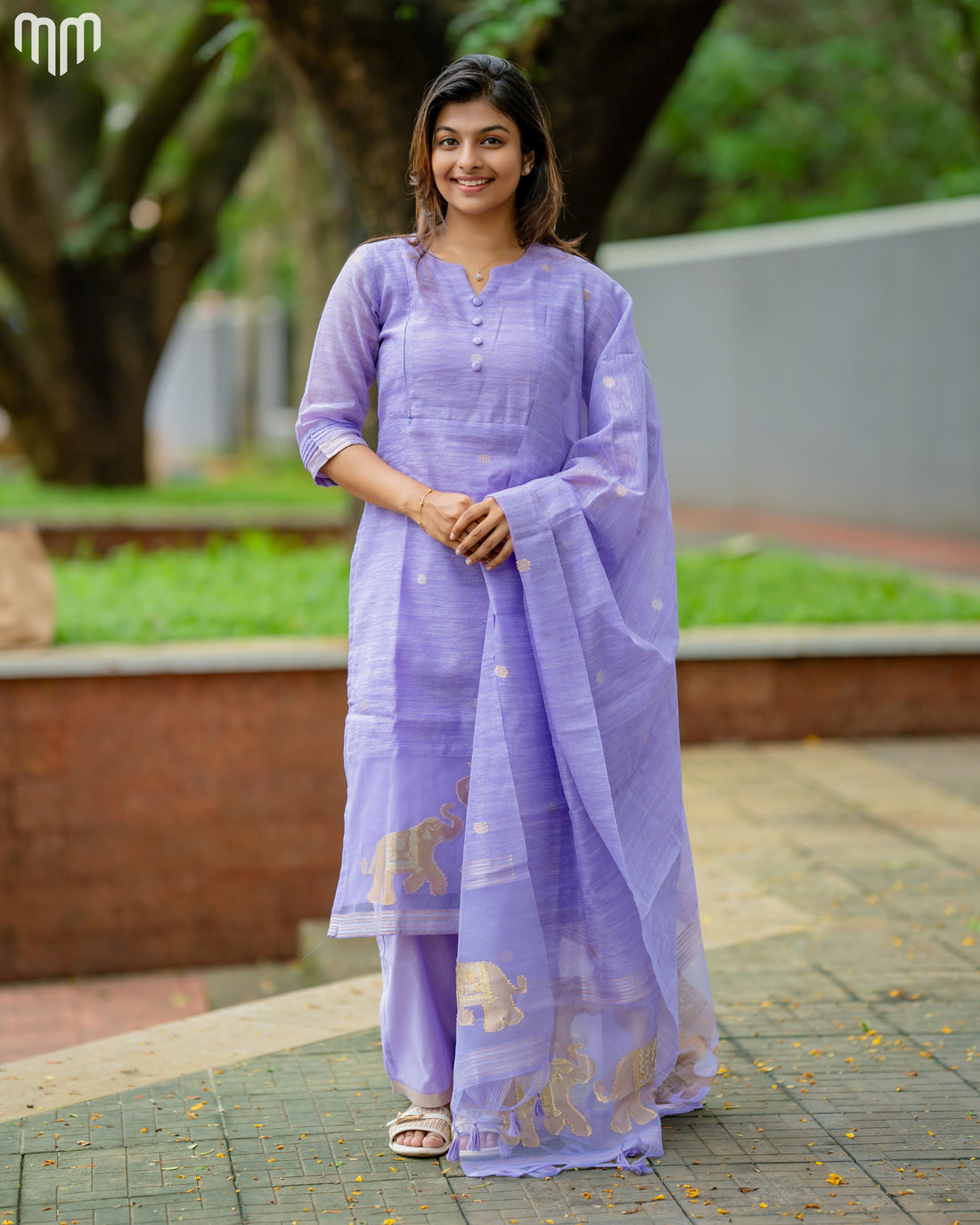 Voilet-Mimee Maternity Kurti Set