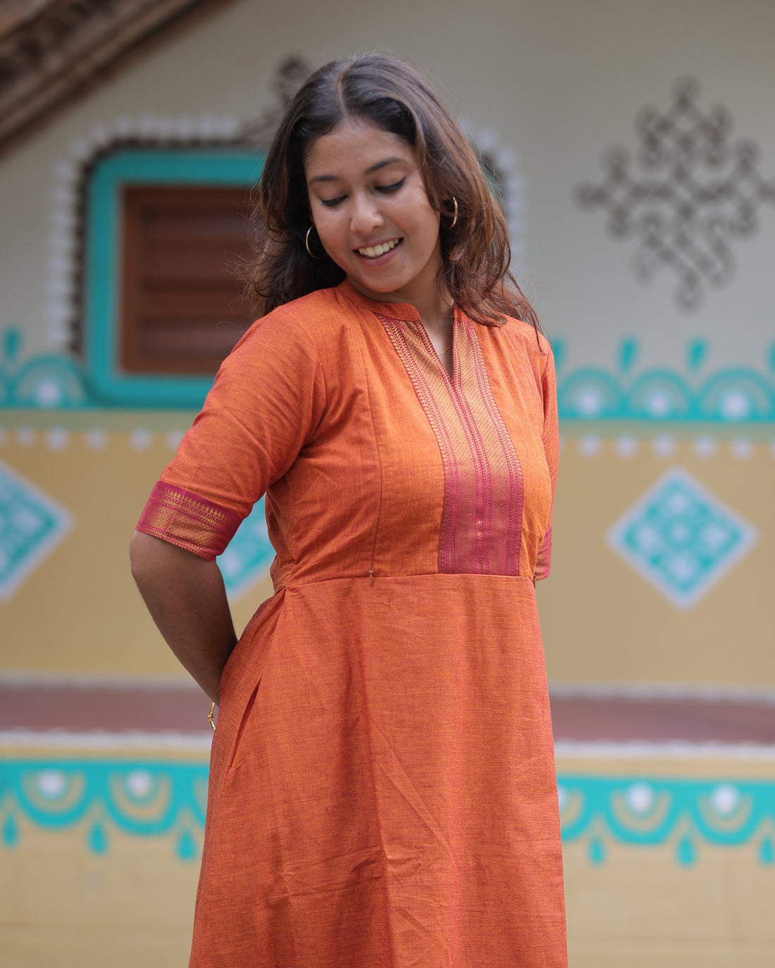 Mangai_V1  Maternity Maxi