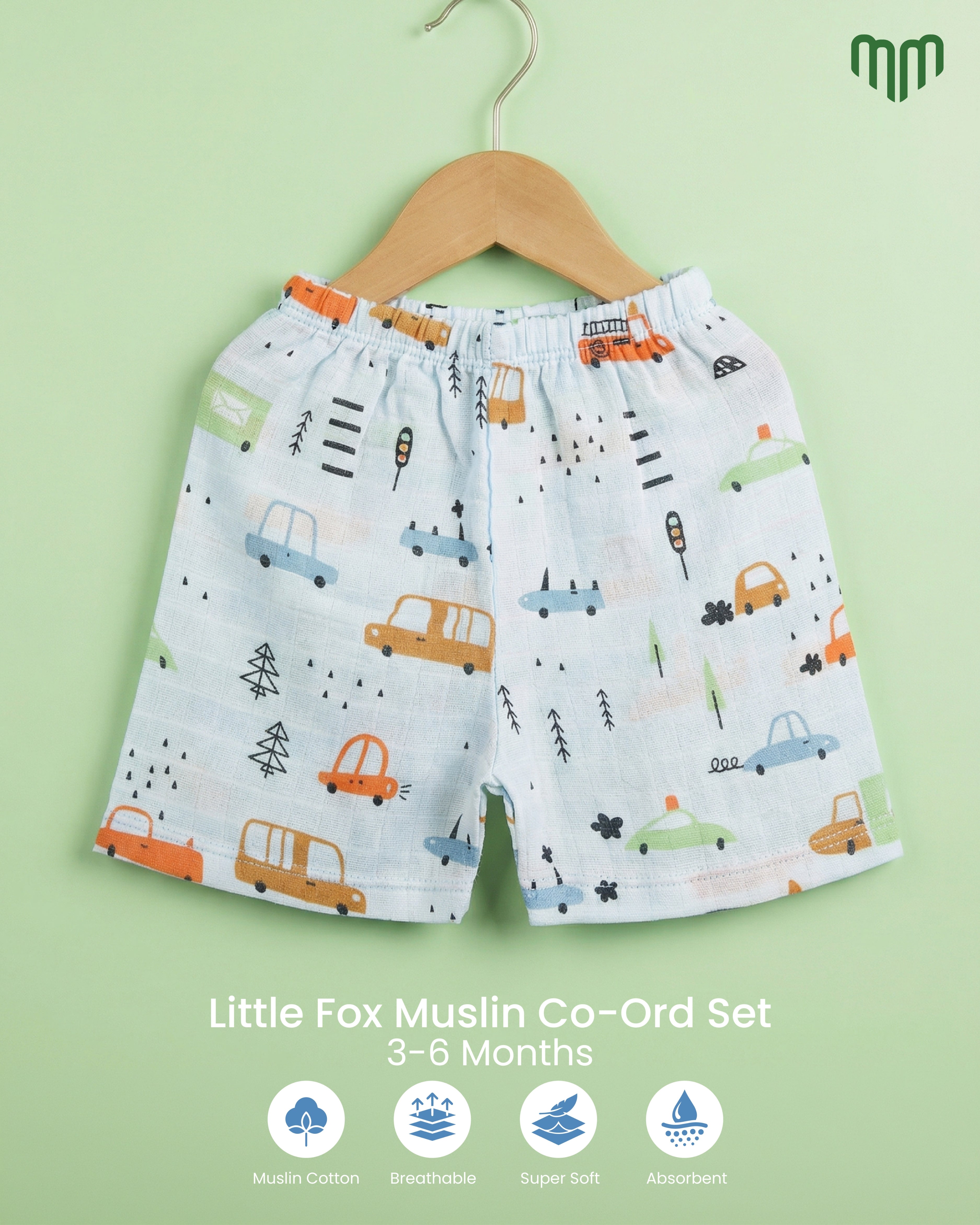 Little Explorer Muslin Co-ord set