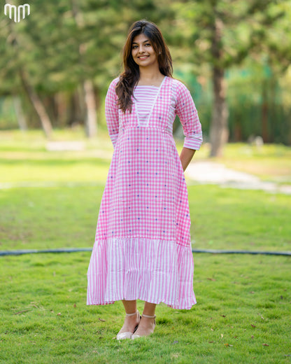 Lucky_Pink Maternity Maxi