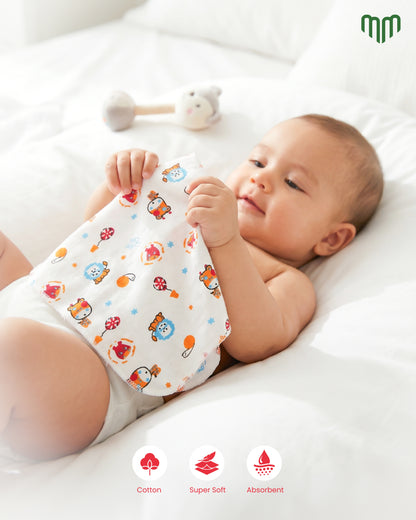 Cotton Wipes Small (Pack Of 6)