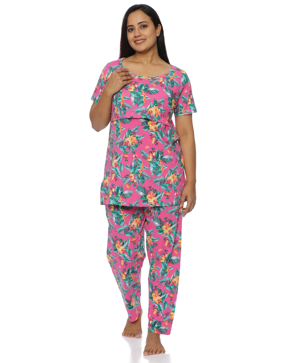 Aisha  Zipless Feeding Pant Set