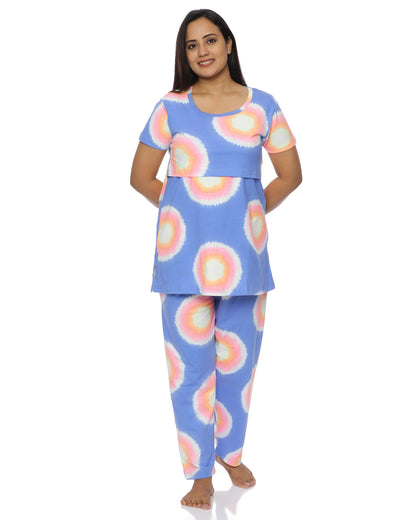 Medha  Zipless Feeding Pant Set