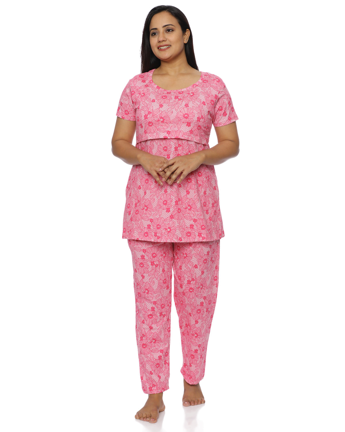 Arya  Zipless Feeding Pant Set