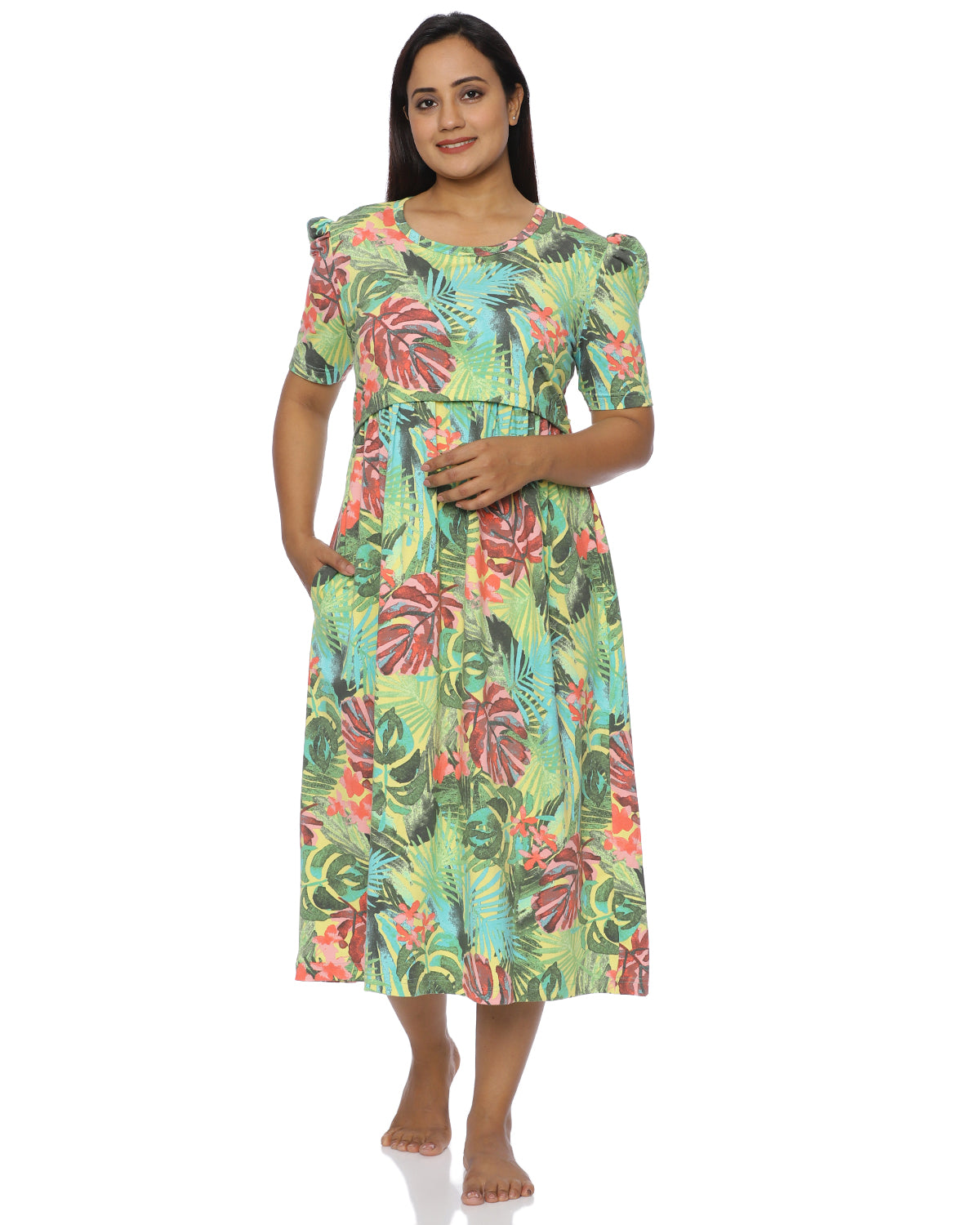 Iris Zipless Maternity Loungewear – Calf Length