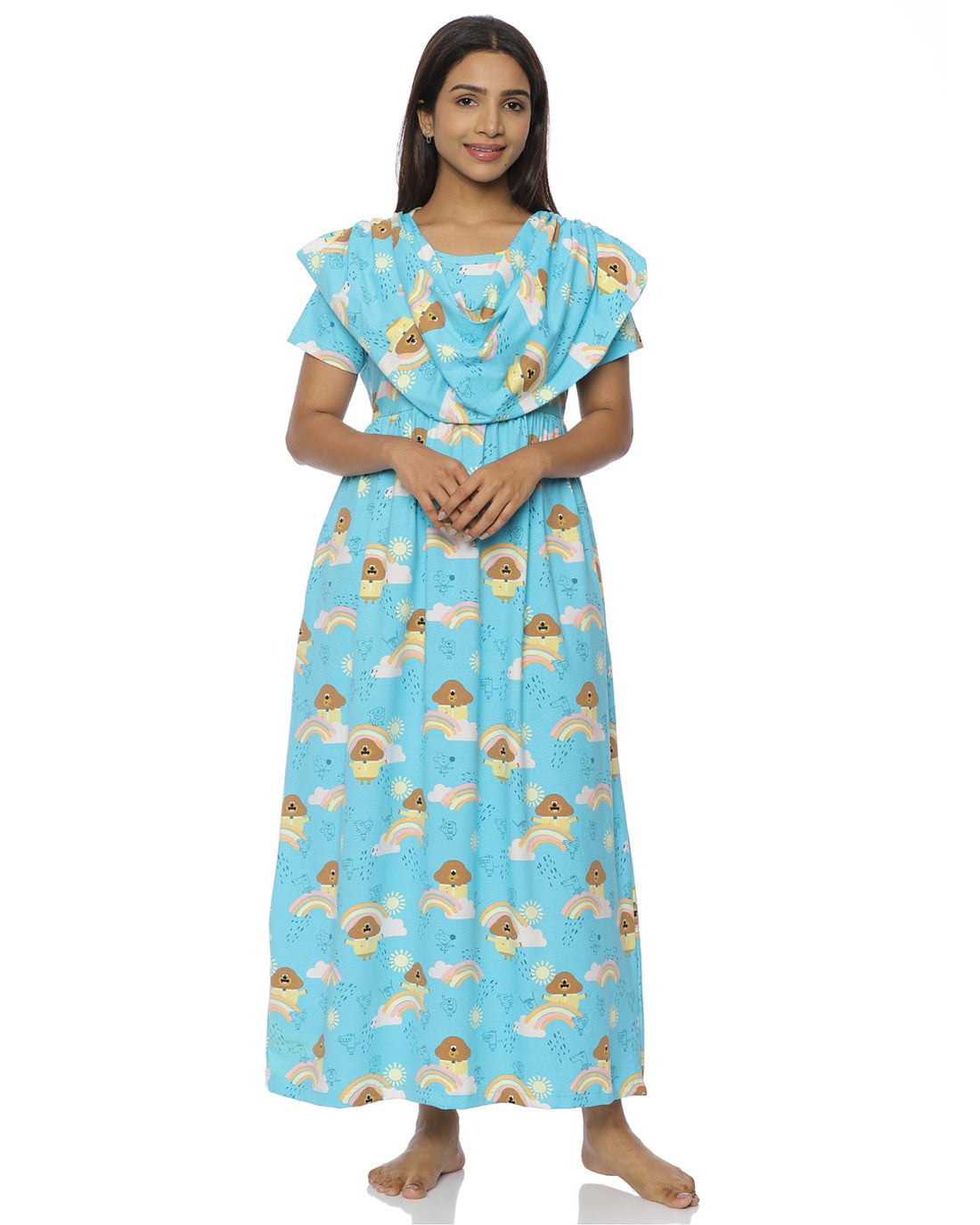 Shawl Style_V10 Casual Loungewear - Full Length