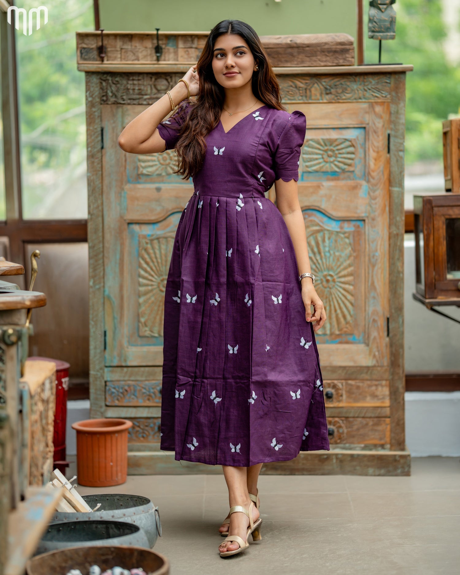 Butterfly Maternity Maxi