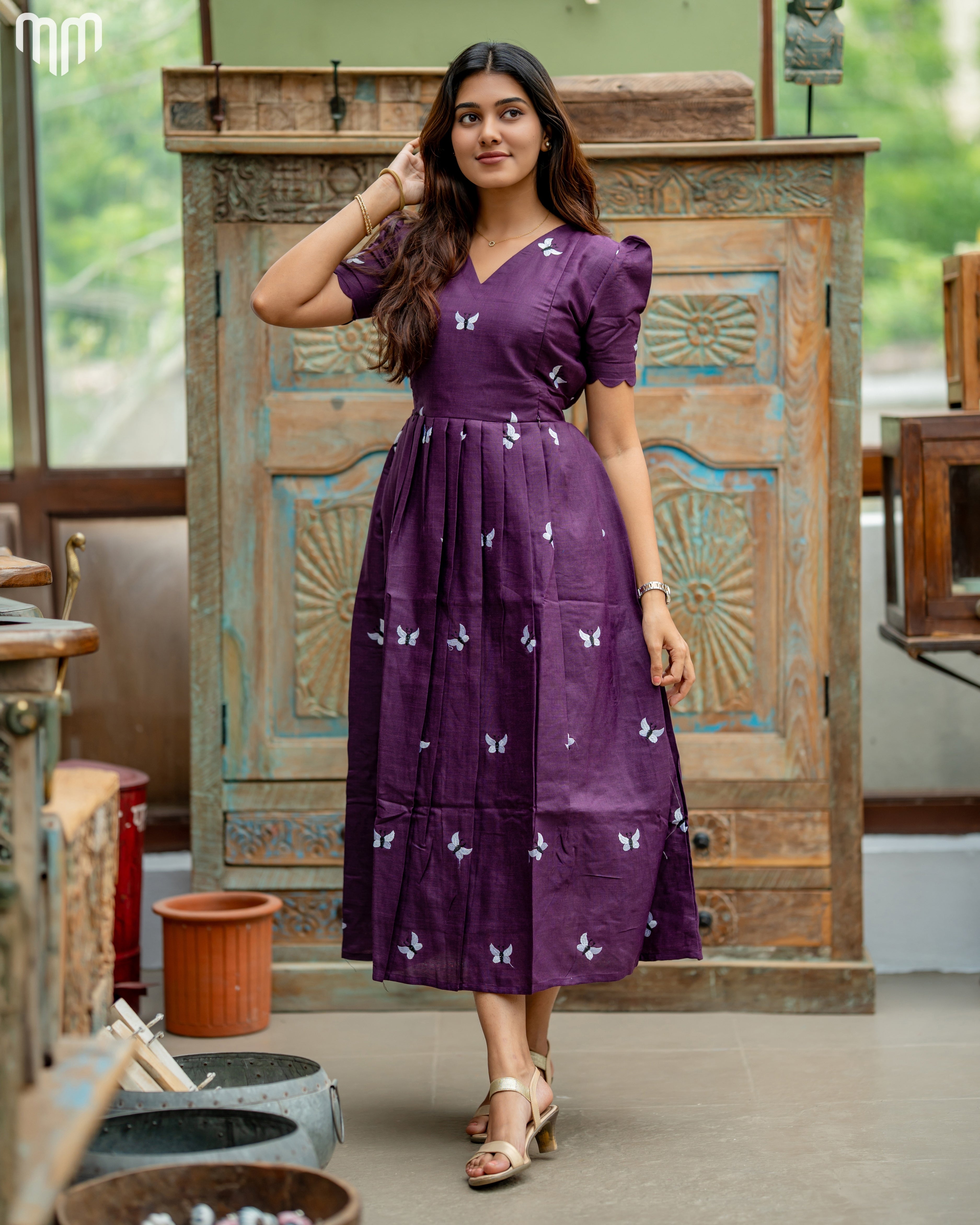 Butterfly Maternity Maxi
