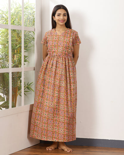 Kantha_V3 Feeding Night Maxi
