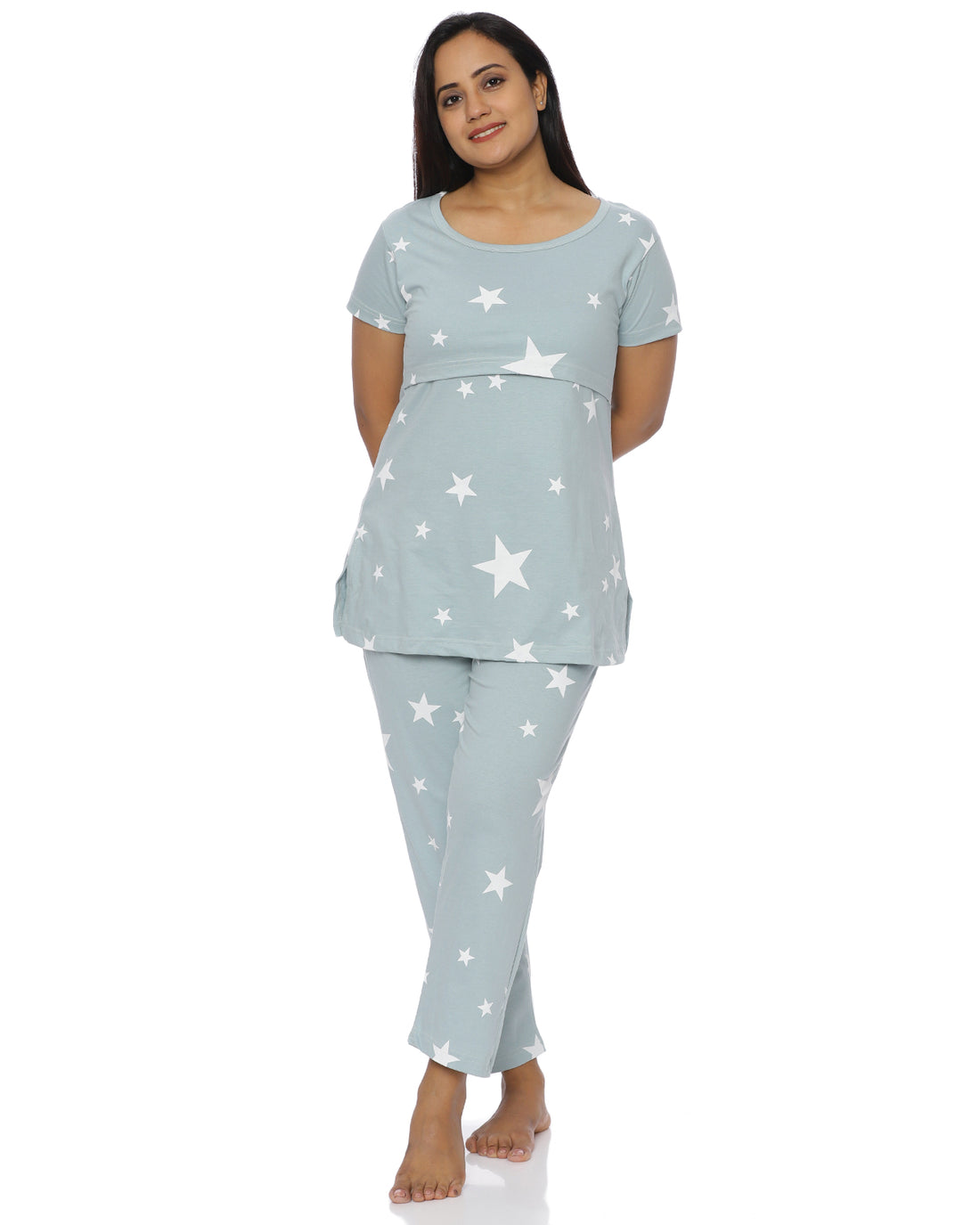 Shine Zipless Feeding Pant Set