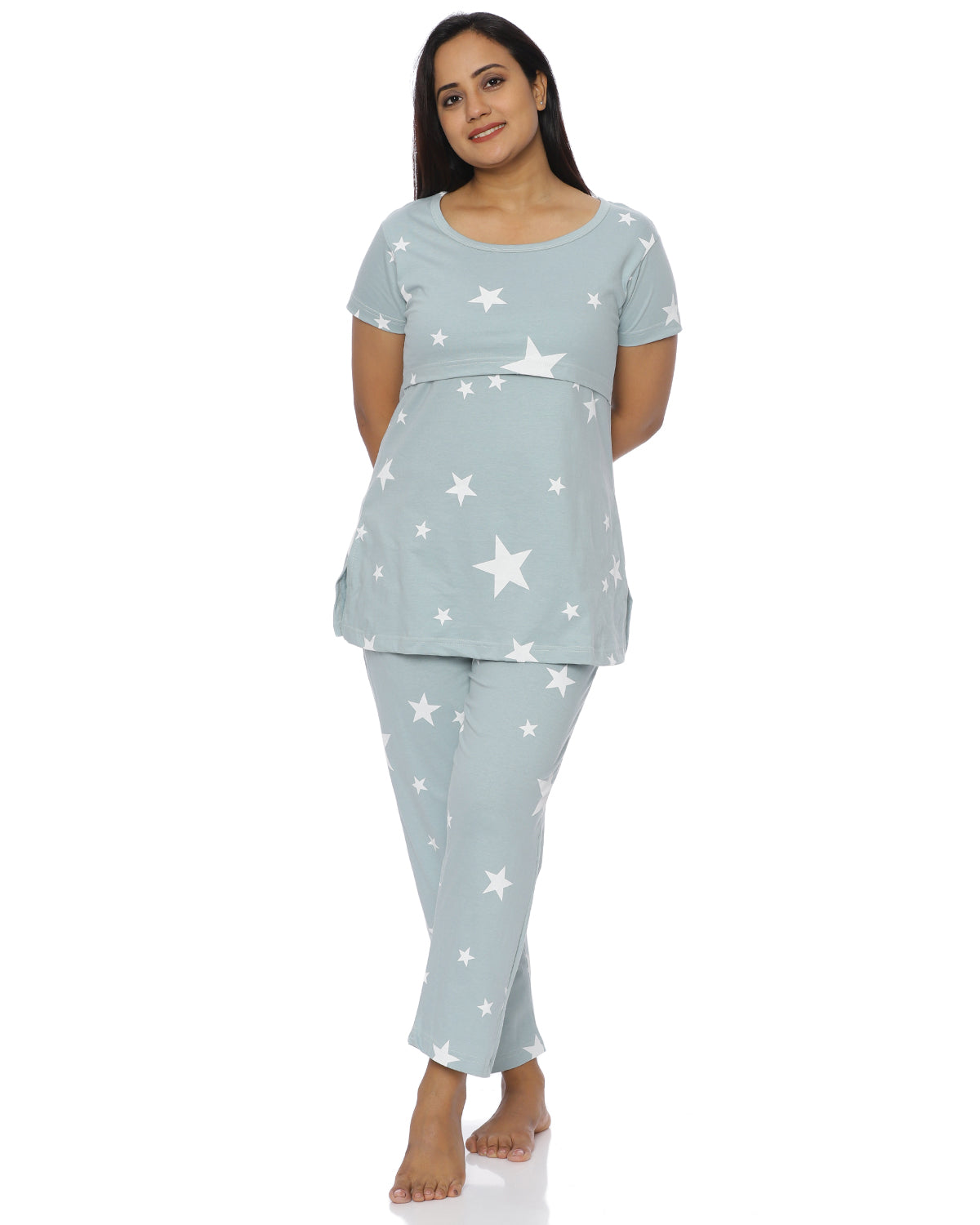 Shine Zipless Feeding Pant Set