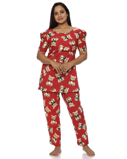 Teddy Zipless Feeding Pant Set