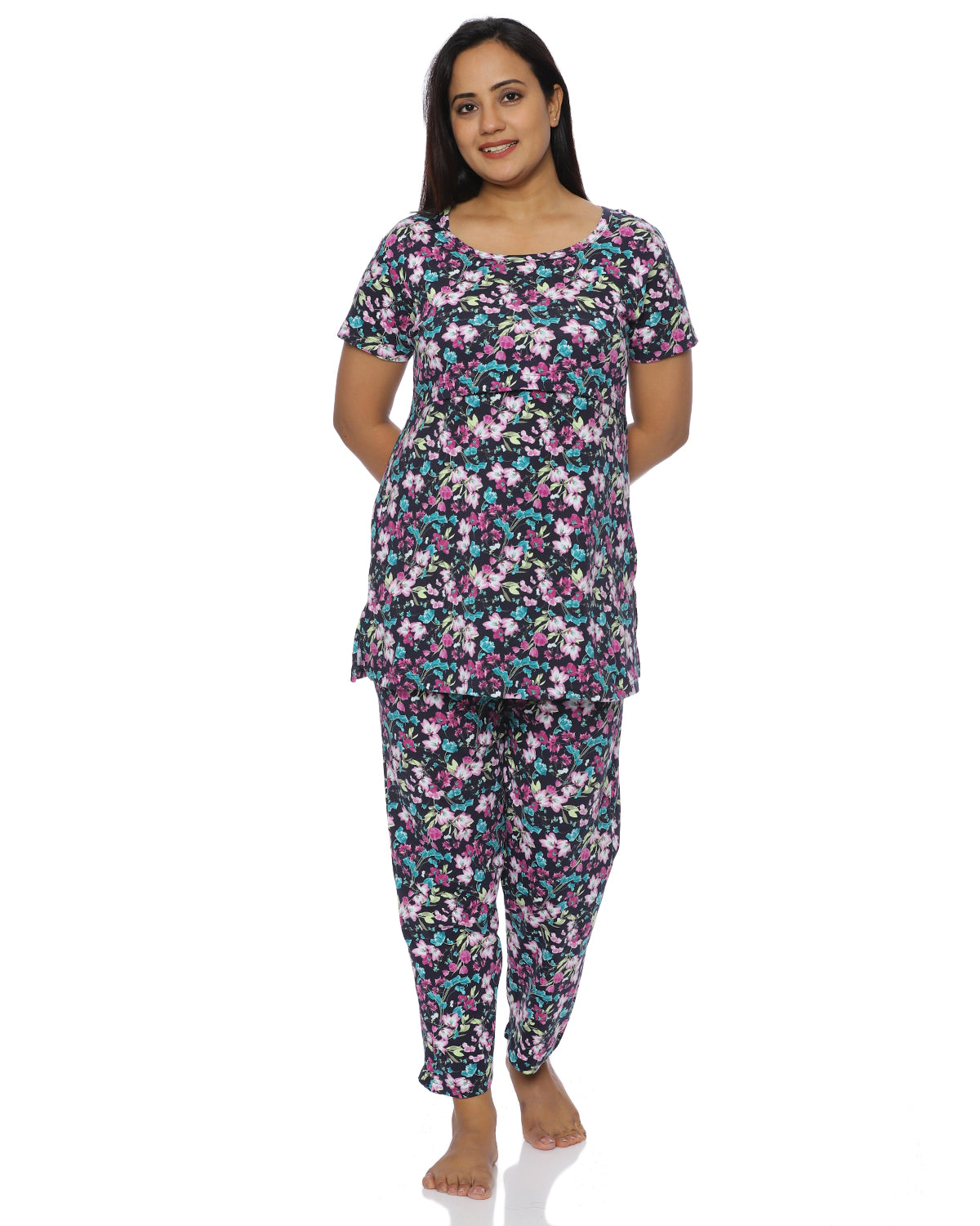 Mansi  Zipless Feeding Pant Set