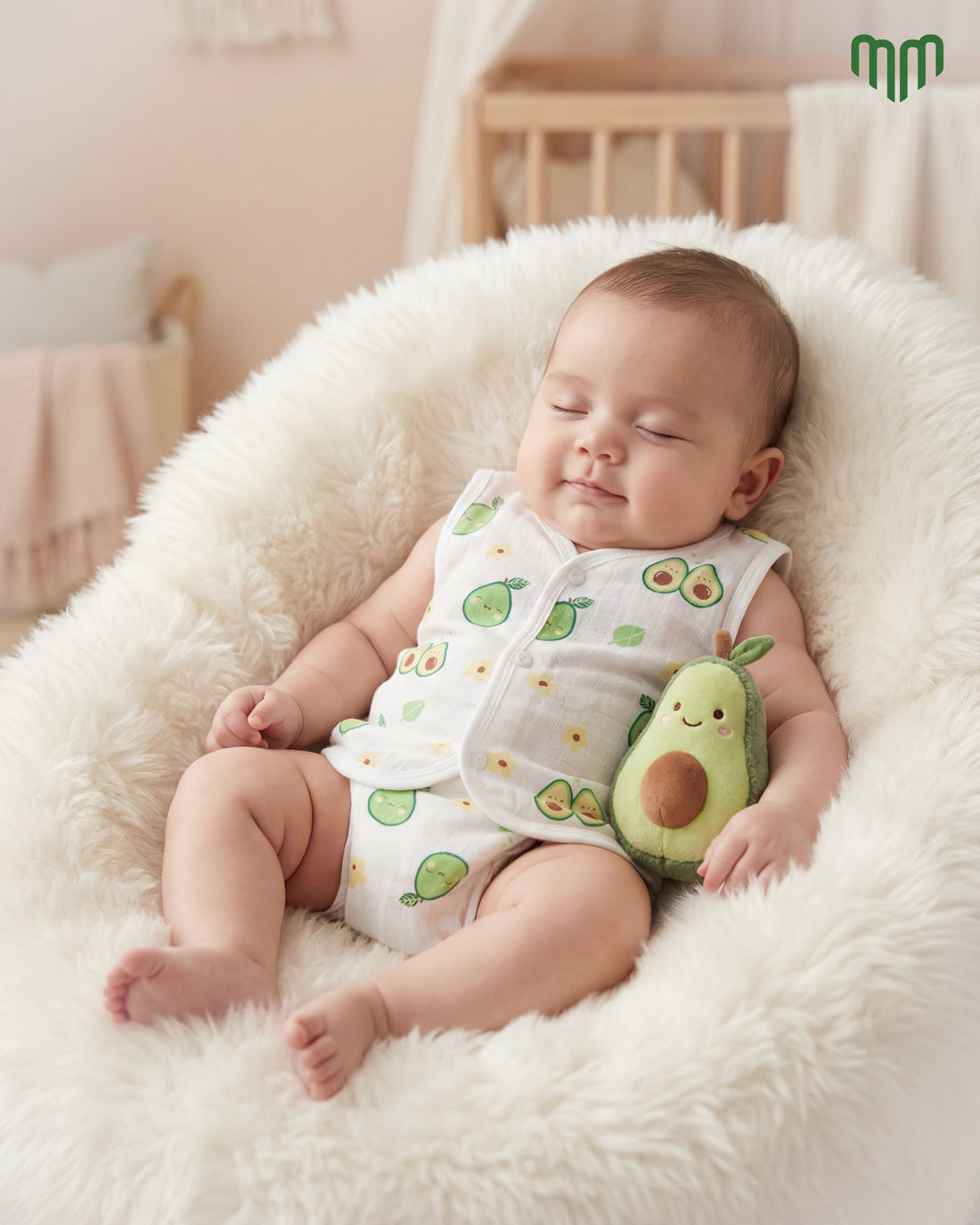 Little Avocada Muslin Jabla