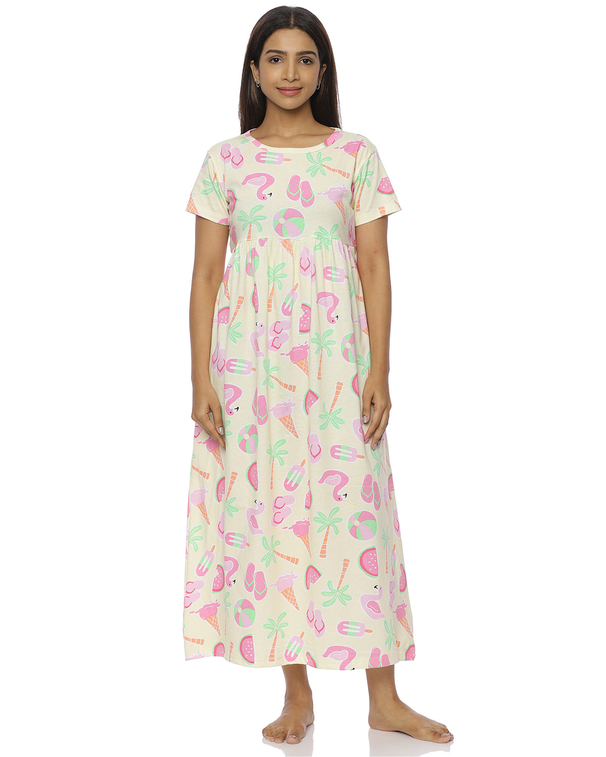 Flamingo Casual Loungewear - Full Length