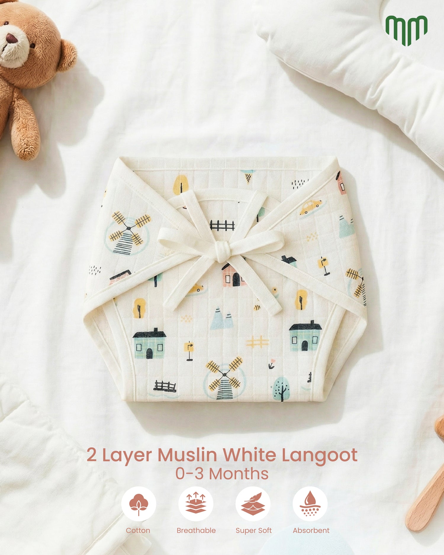Little Home Muslin Nappy