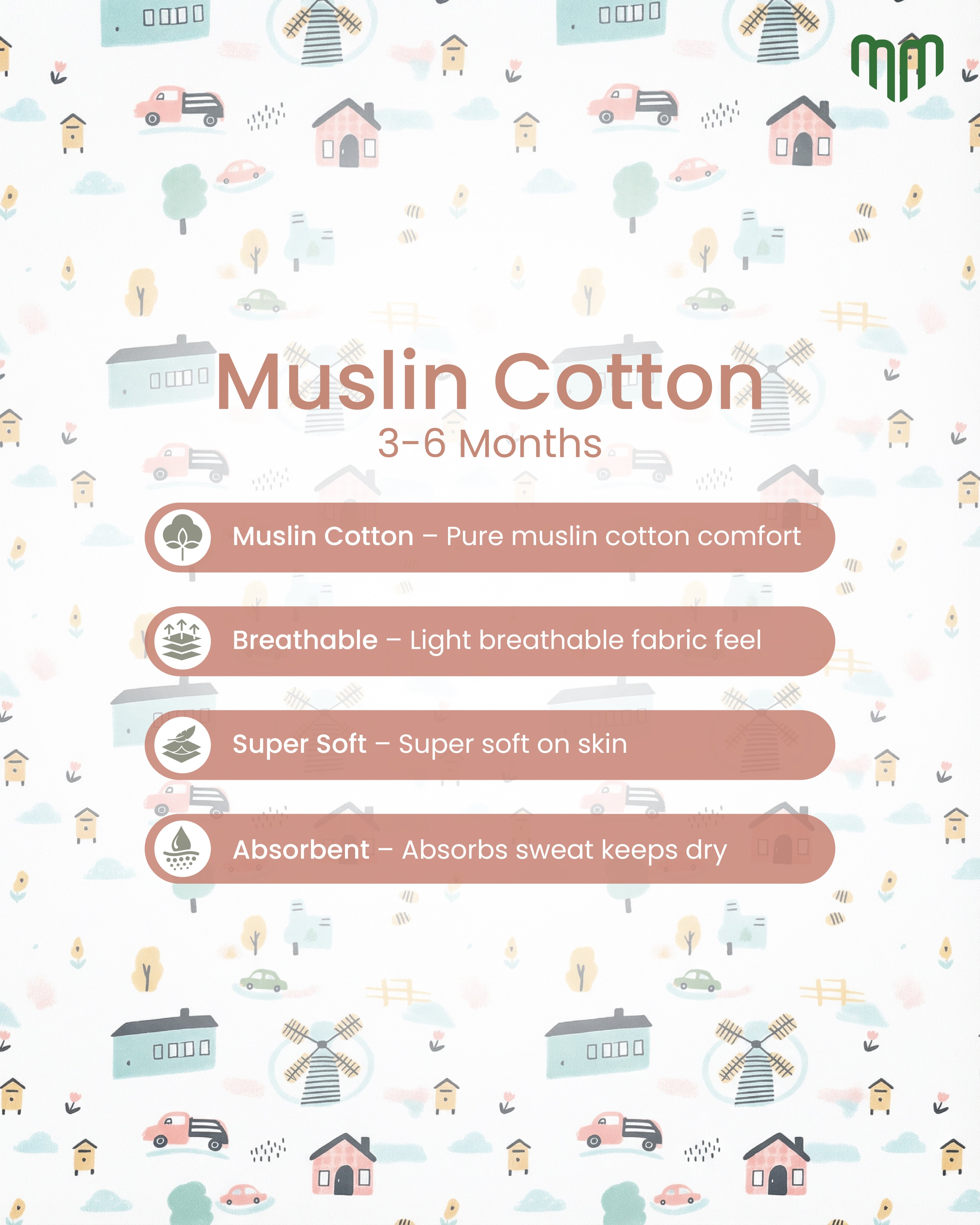 Little Home Muslin Jabla