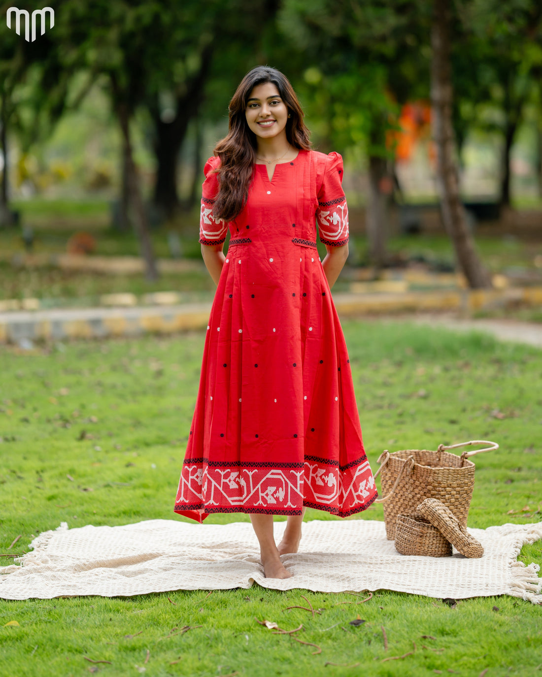 Jamdani_R Maternity Maxi