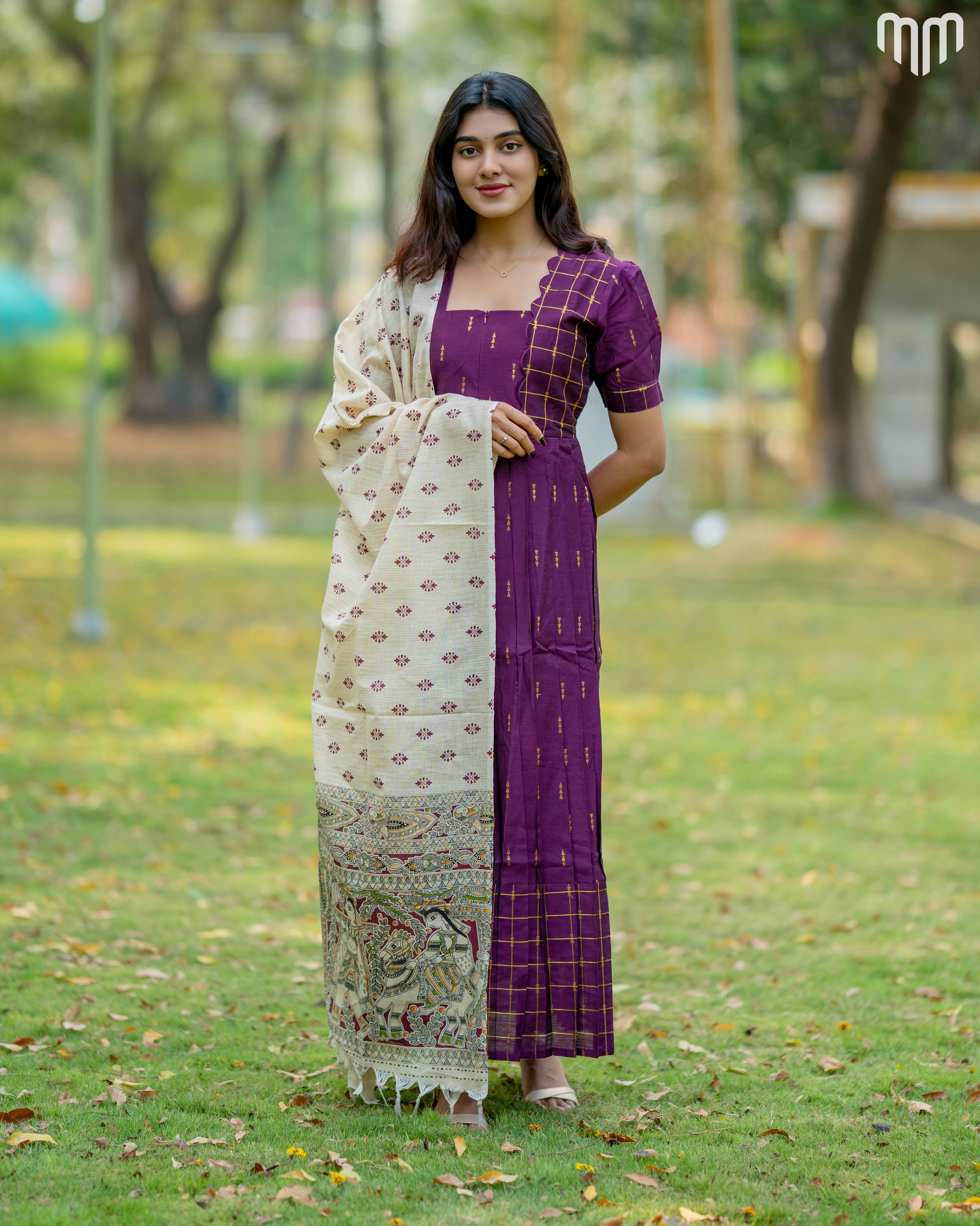 Vivandhiri Maternity Maxi with Dupatta