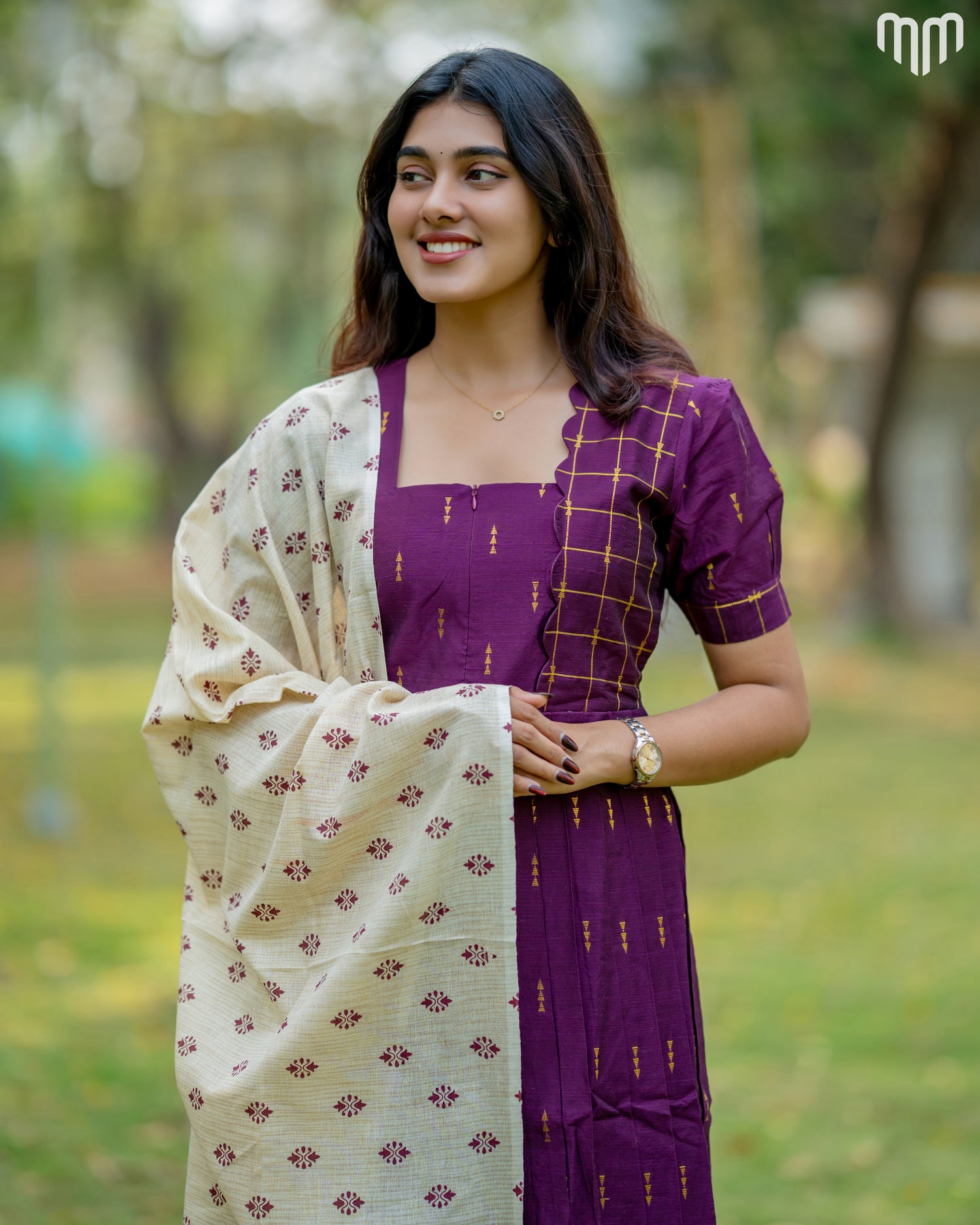 Vivandhiri Maternity Maxi with Dupatta