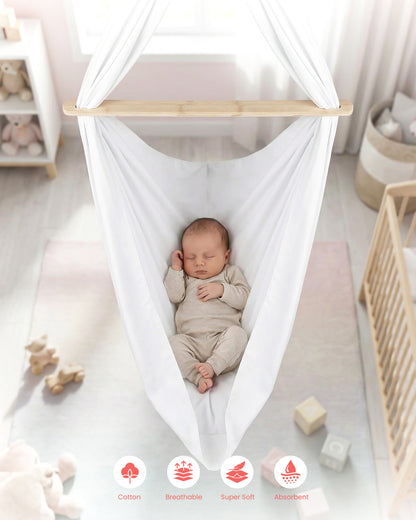 Premium Cotton White Stitched Thottil Cloth