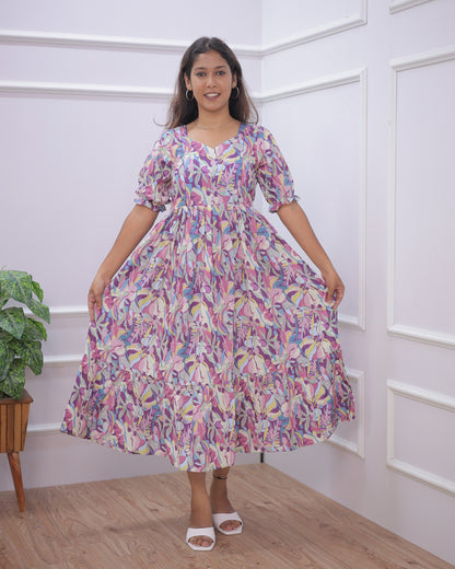 Pretty | Maternity Maxi [Double Side Zips]