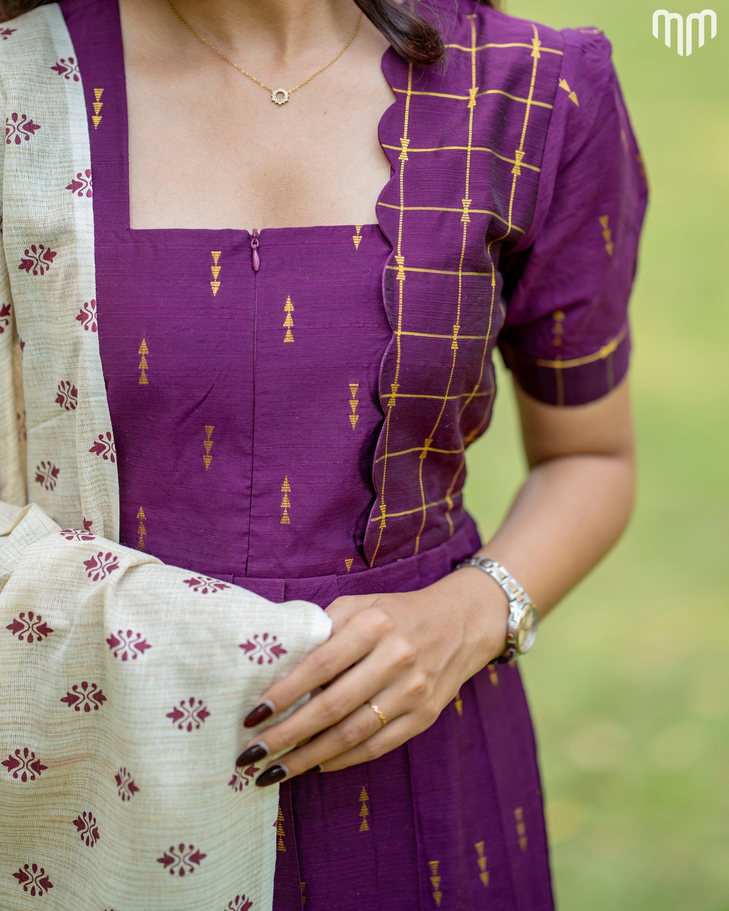 Vivandhiri Maternity Maxi with Dupatta