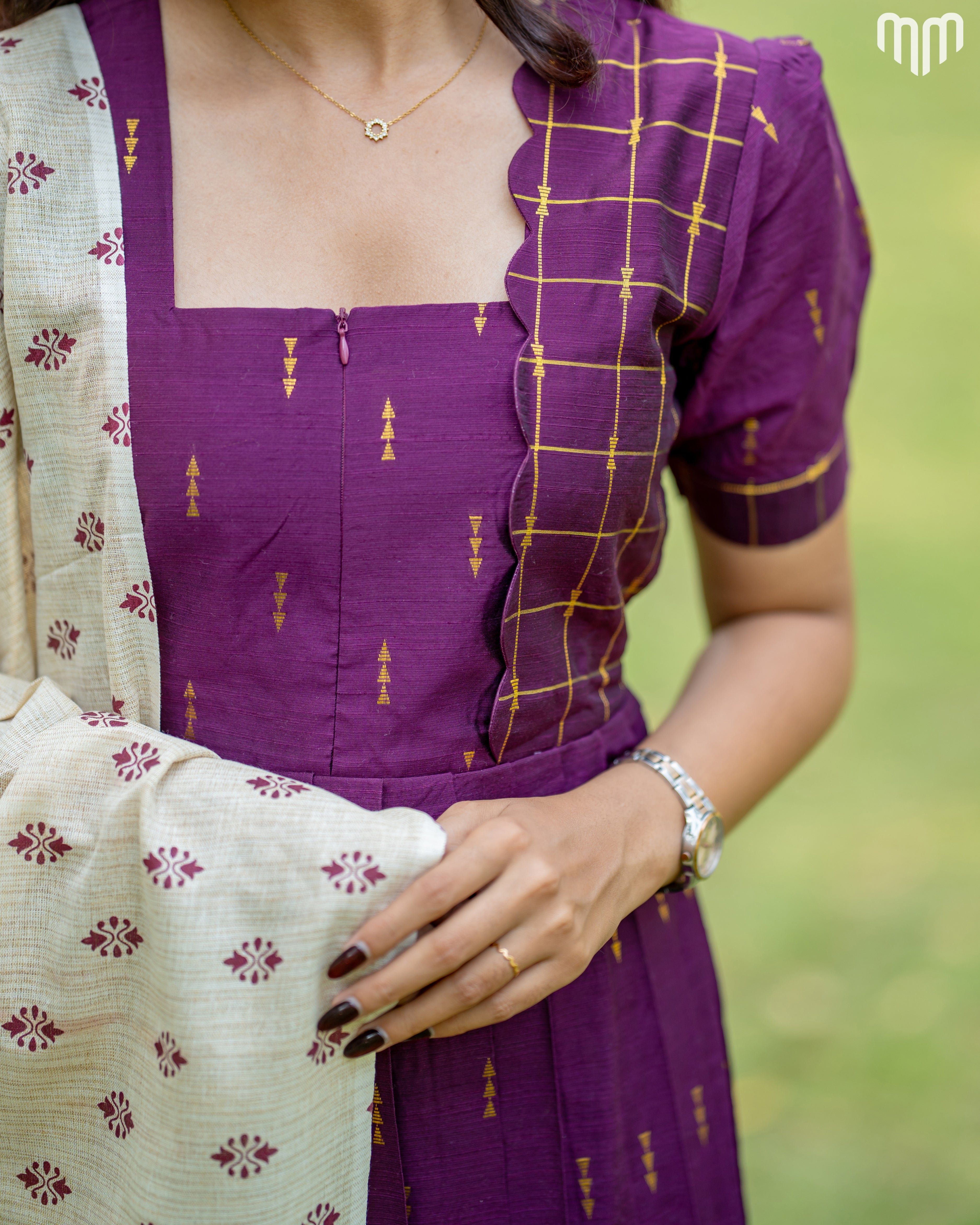 Vivandhiri Maternity Maxi with Dupatta