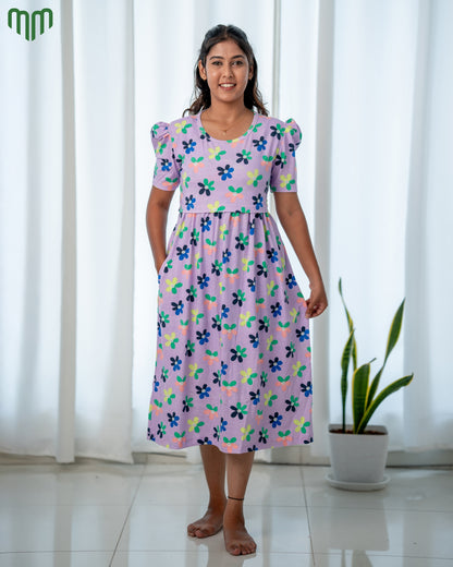 Prisha Zipless Maternity Loungewear – Calf Length