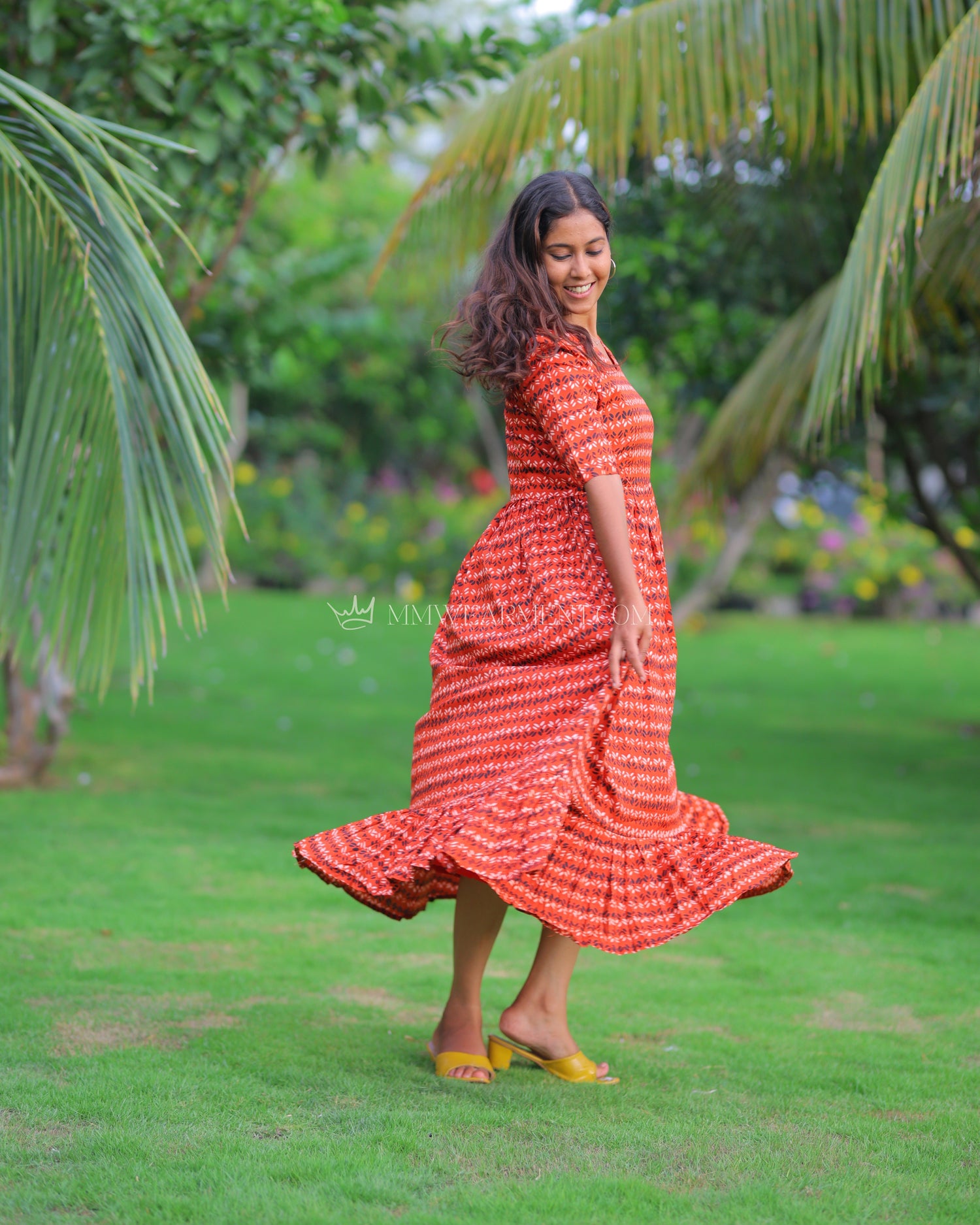 Saanvi | Maternity Maxi with Full Lining [Double Side Zips]