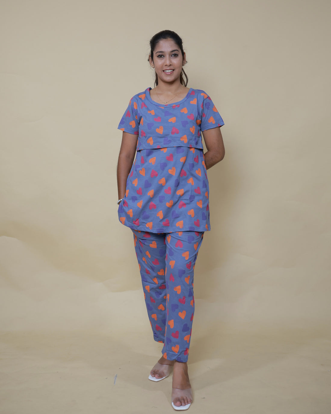 Savya  Zipless Feeding Pant Set