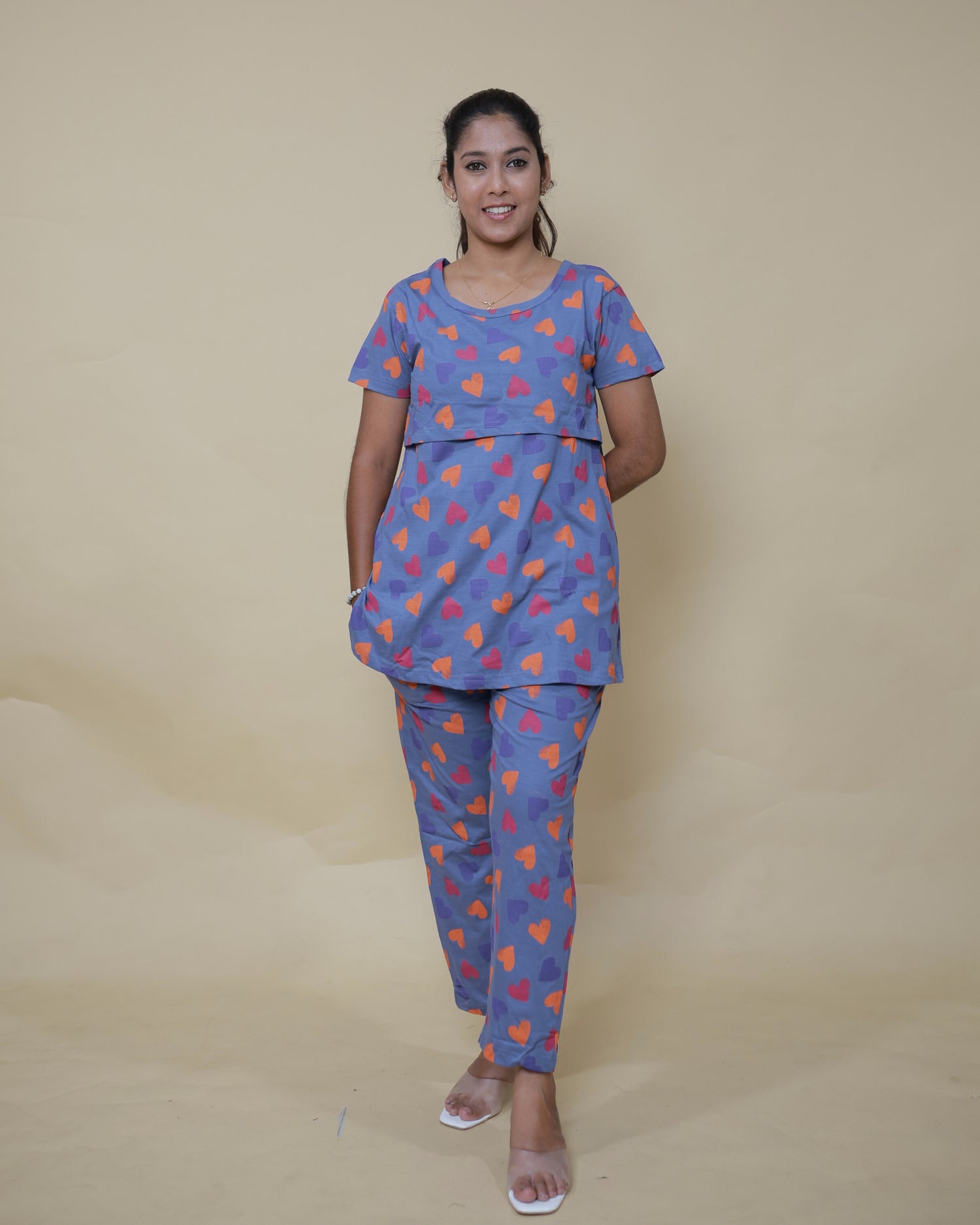 Savya  Zipless Feeding Pant Set