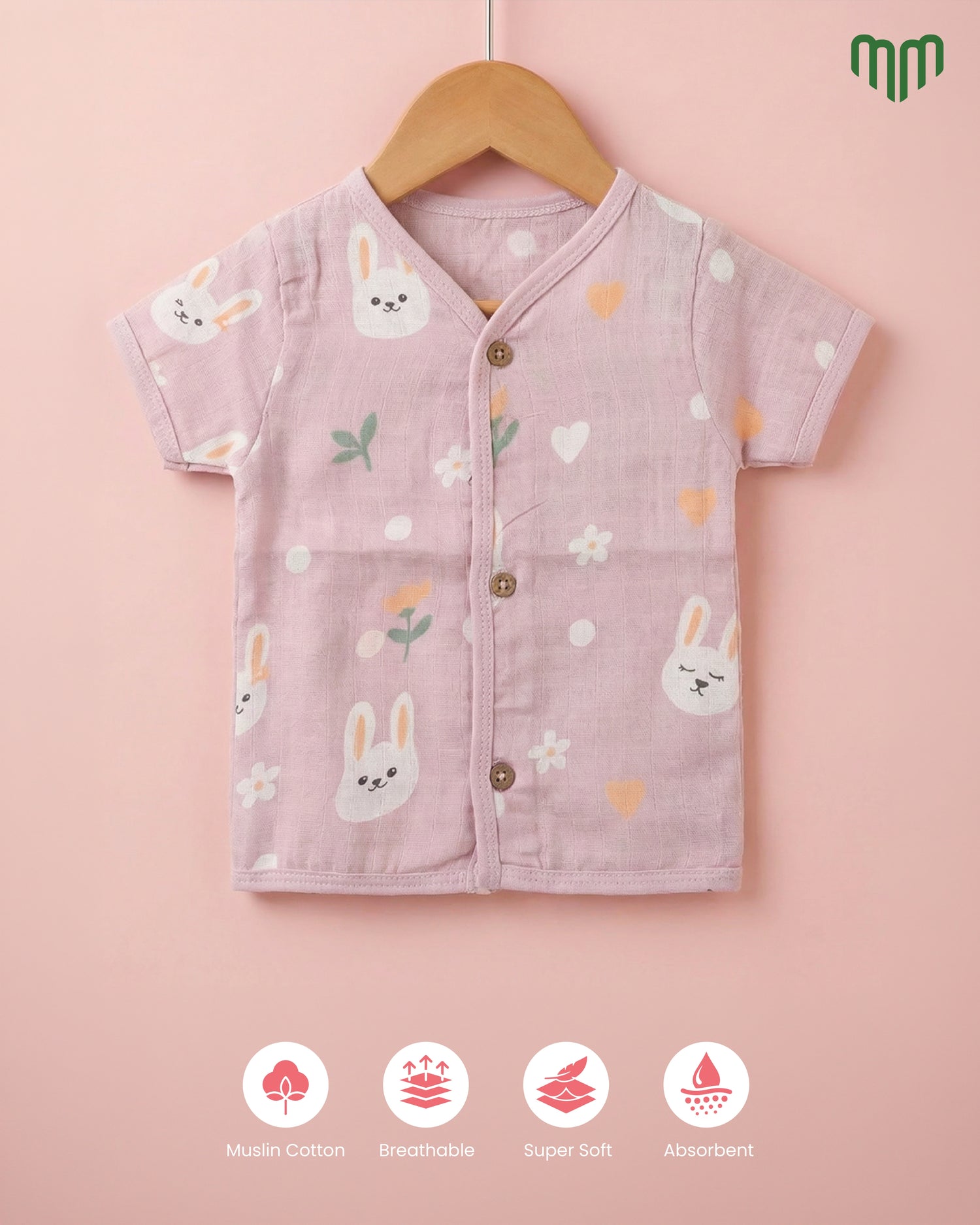 Little Bunny Muslin Co-ord set