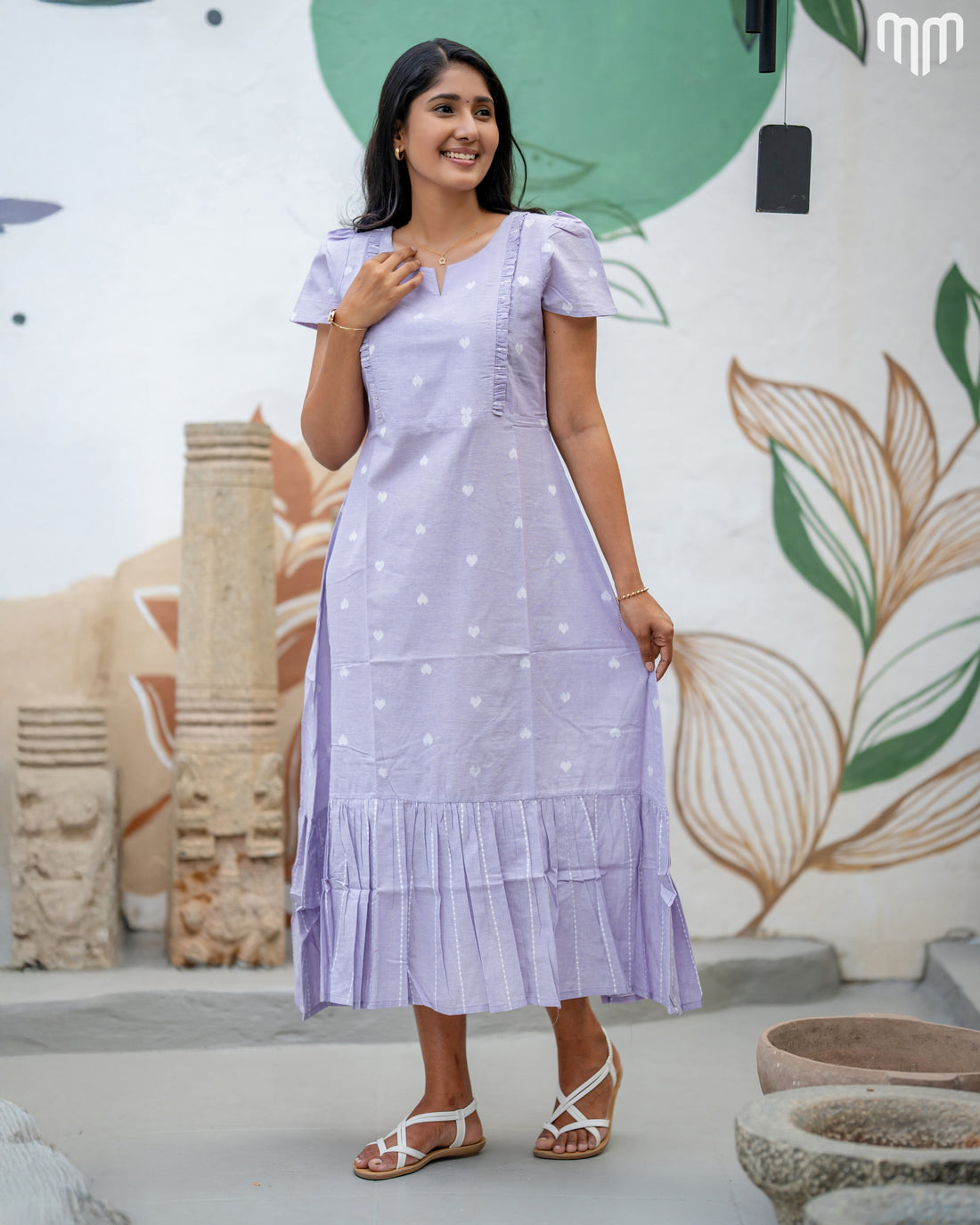 Crazy_Purple Maternity Maxi