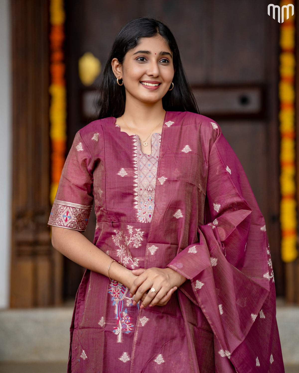 Namrata Designer Maternity Kurti Set with top cotton lining