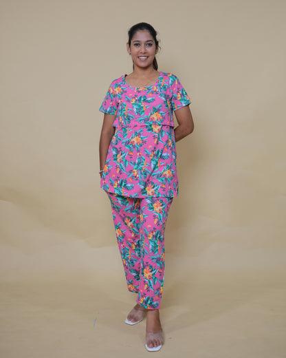 Aisha  Zipless Feeding Pant Set