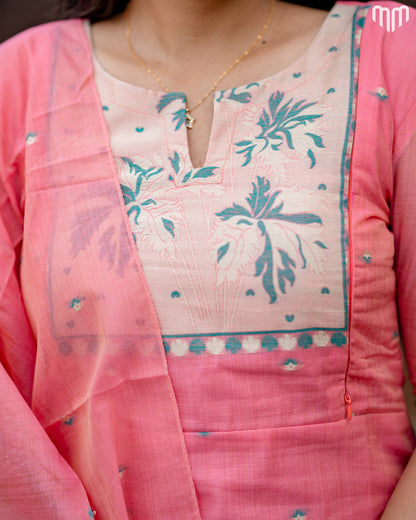 Pranaya Designer Maternity Kurti Set with top cotton lining