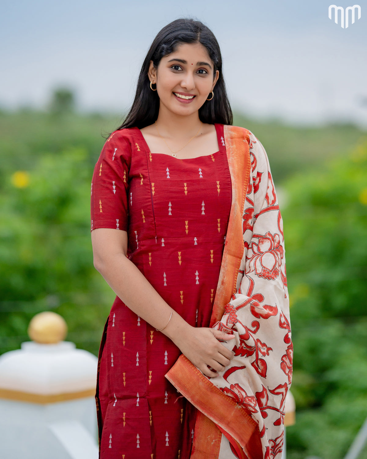 Rukmini  Premium Raw Silk Maternity Kurti Set with top cotton lining