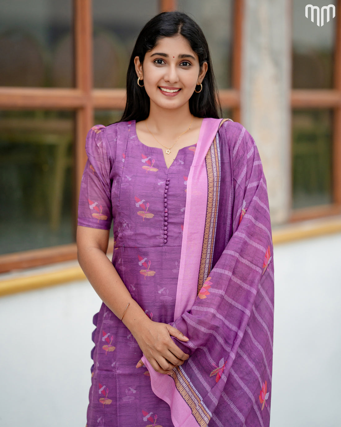 Yuvika Maternity Kurti Set - Top with Cotton Lining &amp; Dupatta