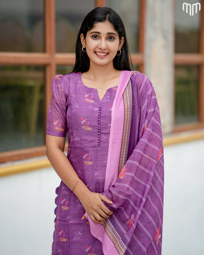 Yuvika Maternity Kurti Set - Top with Cotton Lining &amp; Dupatta