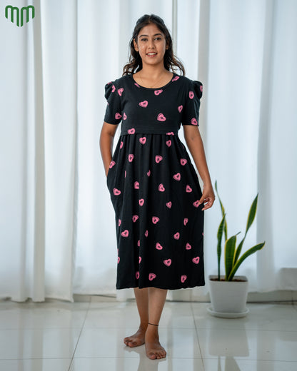 Idaya Zipless Maternity Loungewear – Calf Length