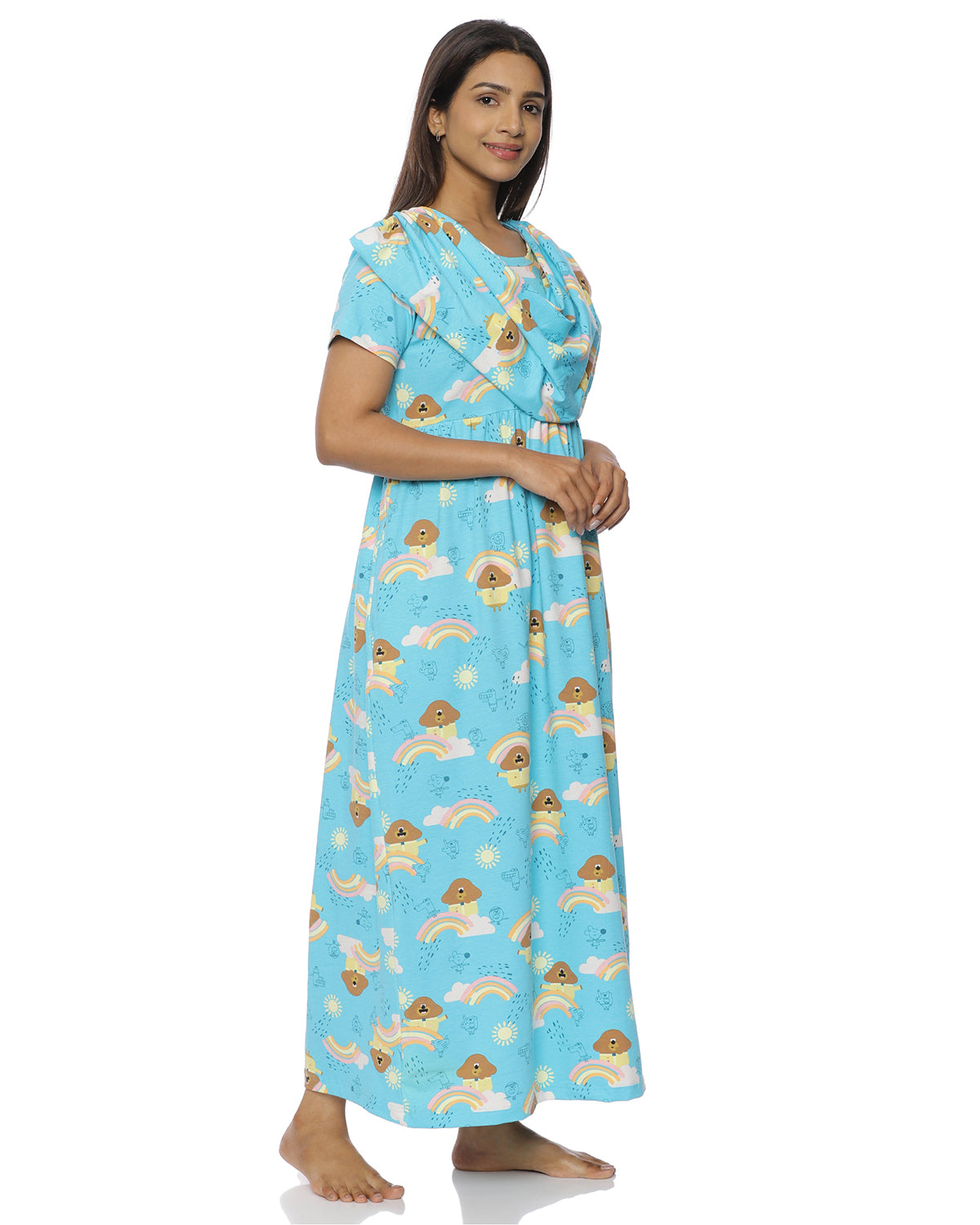 Shawl Style_V10 Casual Loungewear - Full Length